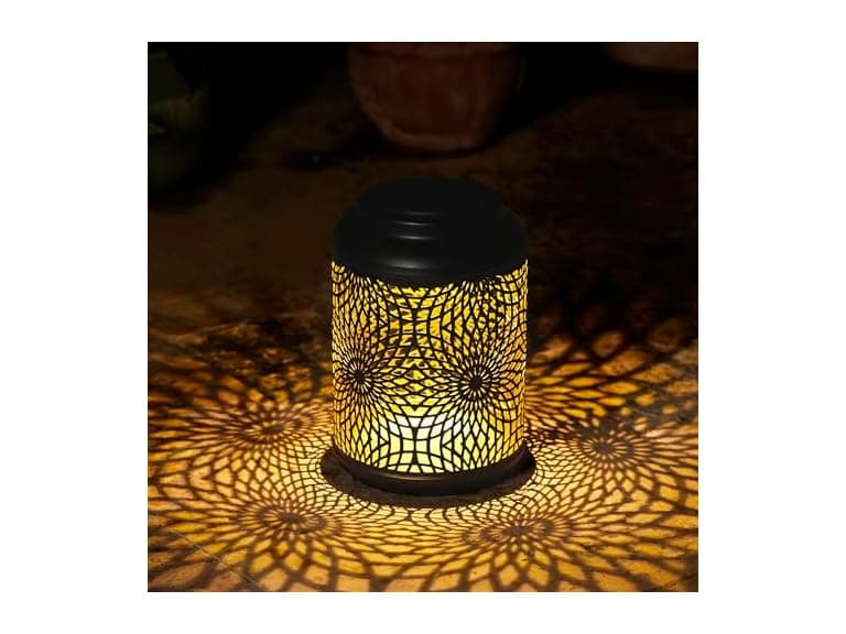 Solar Lantern Outdoor Solar Powered Hanging Lantern - Image 1