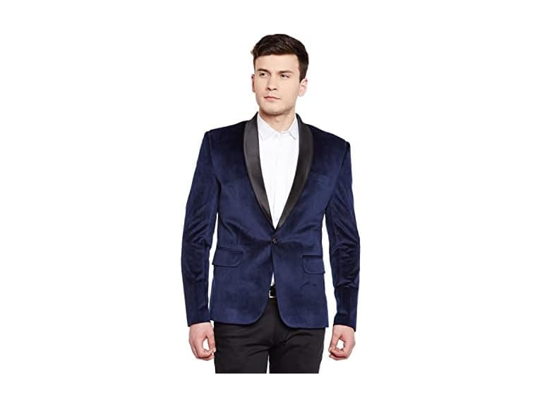 Wintage Men (46) Premium Velvet Notch Lapel Blazer - Image 1