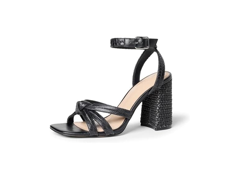 The Drop Women's Renalda Woven Chunky Heel Sandal - Image 1