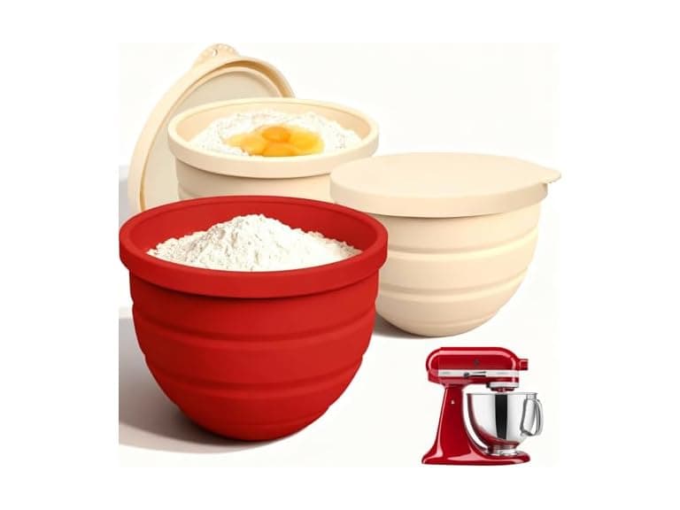 3 Pack Silicone Bowl Insert for Kitchen Aid - Image 1