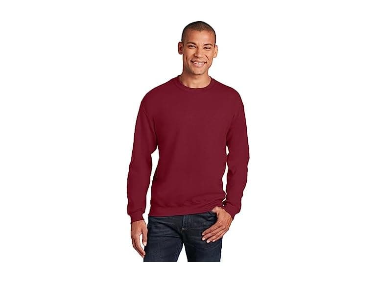 Gildan Fleece Crewneck Sweatshirt Garnet - Image 1