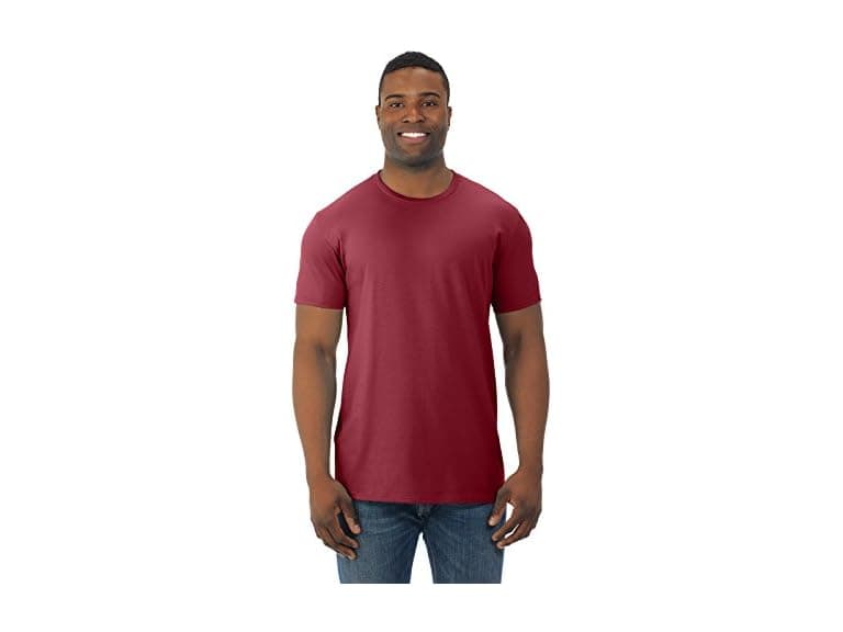 Fruit Of The Loom Men (L) Sofspun Crewneck T-Shirt - Image 1