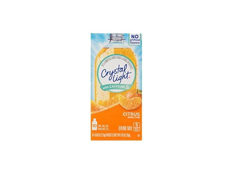 10CT Crystal Light Sugar-Free Energy Citrus Drink - Image 1