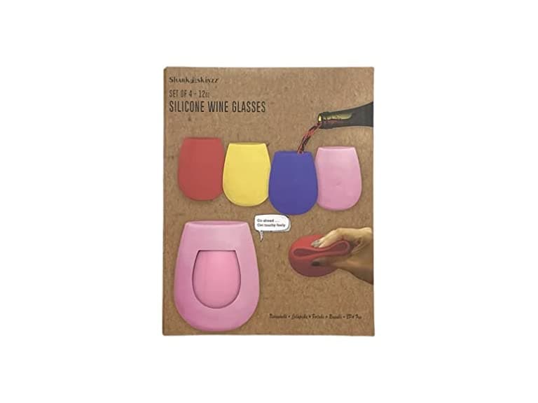 Shark Skins Silicone Wine Glasses - Image 1