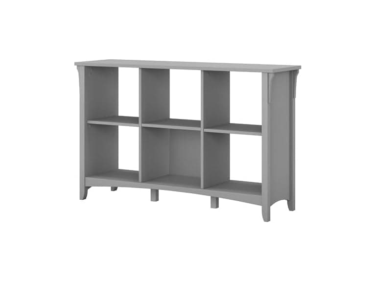 Bush Home Salinas 6 Cube Organizer in Cape Cod Gray - Image 1