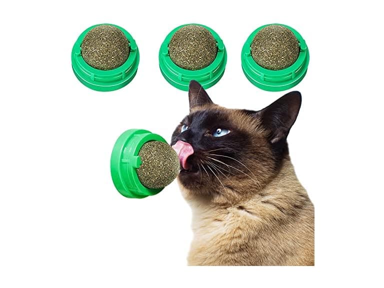 3 Pcs Catnip Ball, Catnip Wall Toys, Edible K - Image 1