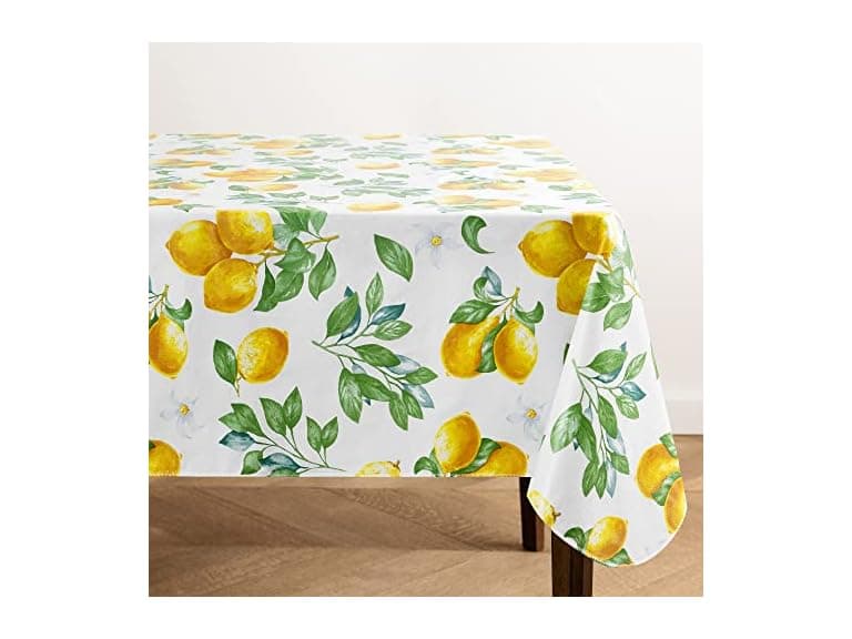 Elrene Home Fashions Vintage Lemon and Citrus Tablecloth - Image 1