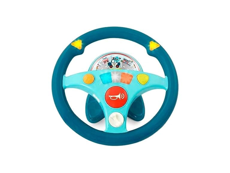 B. toys- Woofer's Musical Driving Wheel - Image 1