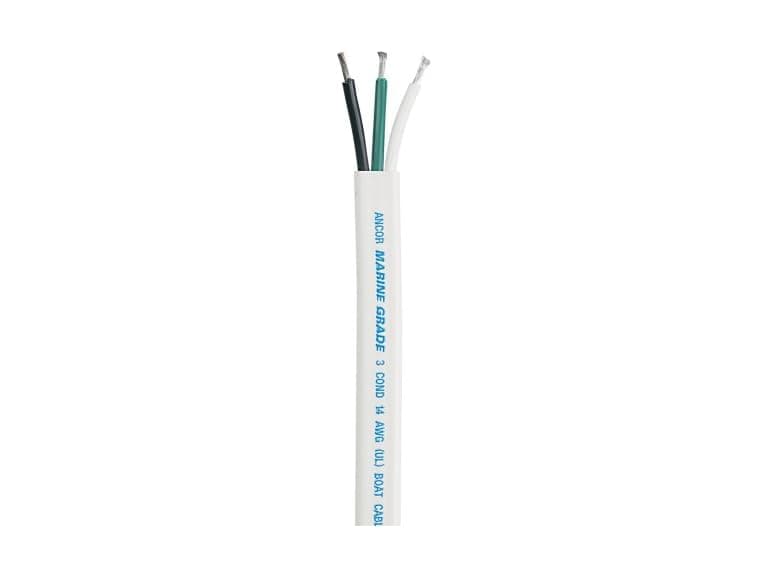 Ancor White Triplex Cable - 14/3-100 - Image 1