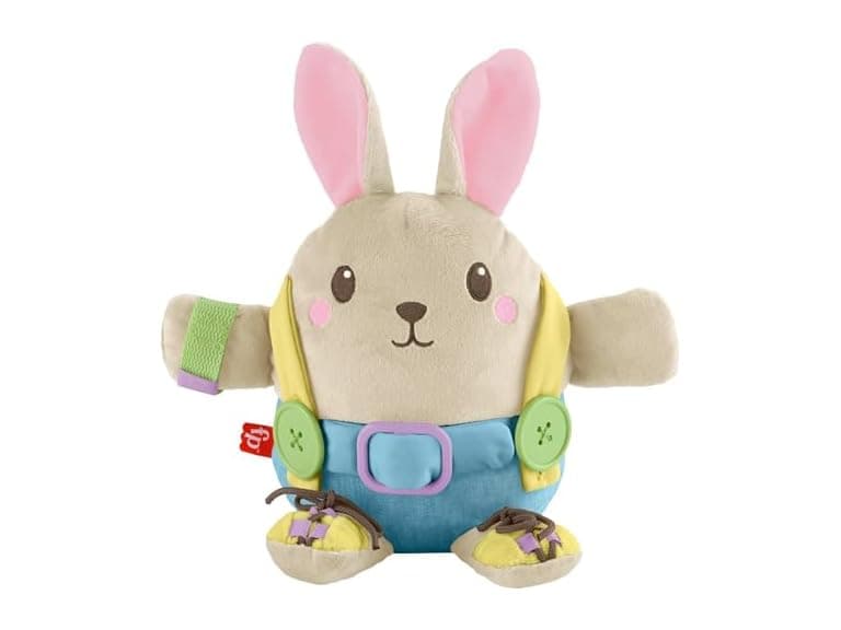 Fisher-Price Learn to Dress Bunny Plush - Image 1