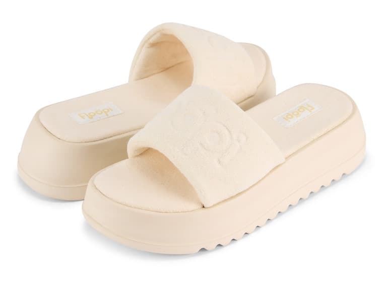Floopi Womens Terry Wedge Slide - Image 1