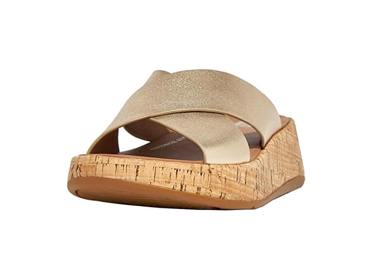 FitFlop F-Mode Metallic Flatform - Image 1