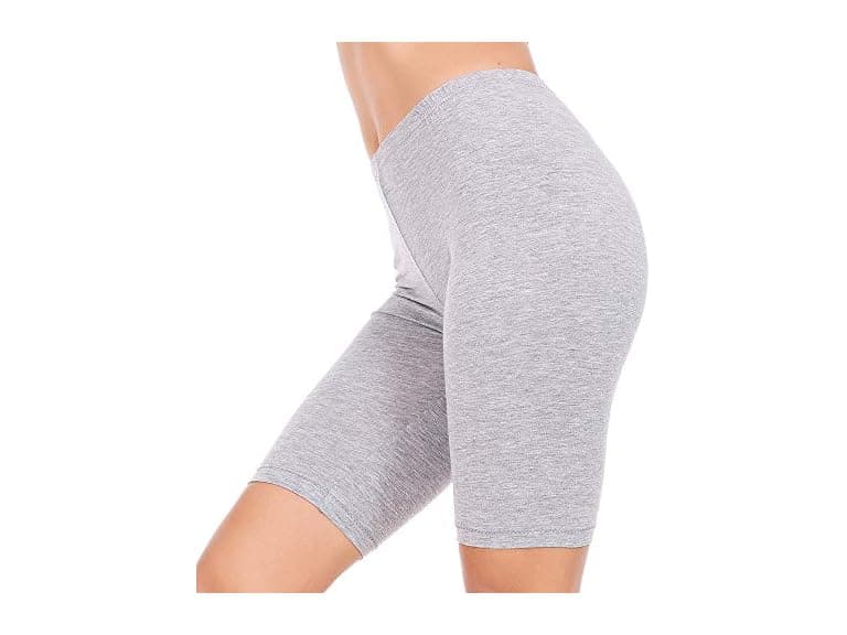 Mancyfit Women (L) Short Leggings Slip Mid Legging - Image 1
