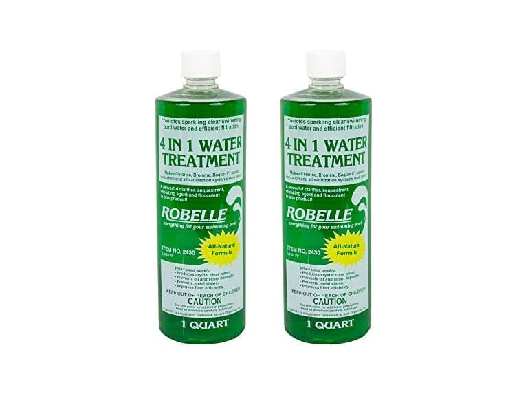 Robelle 1-Quart 2-Pack Concentrated 4-In-1 Water Treatment - Image 1