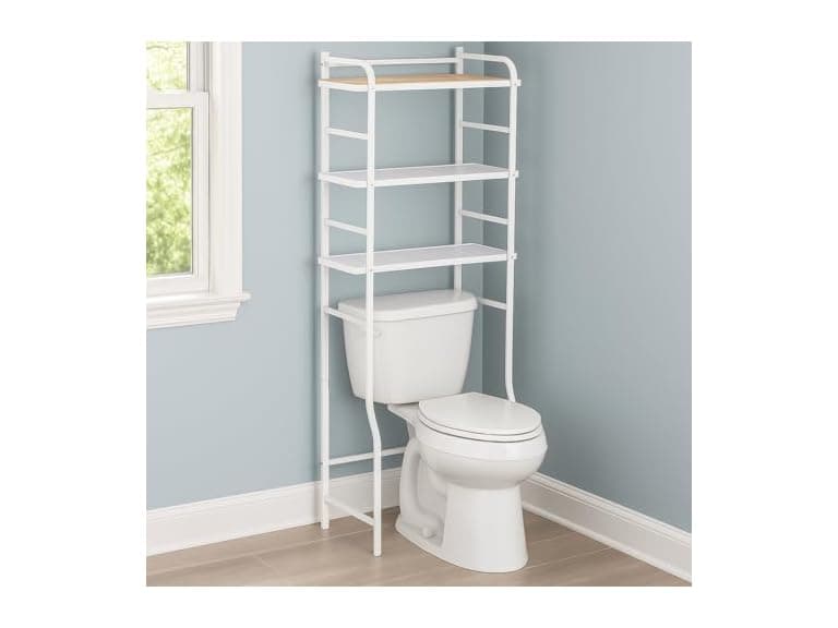Home Zone Living CAD6238U Over the Toilet Organizer - Image 1