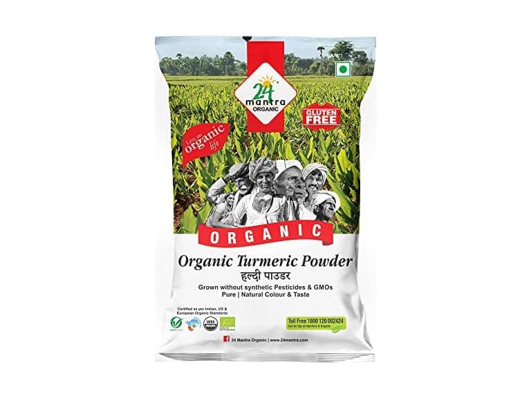 24 Mantra Organic Turmeric Powder 3.5 Oz - Image 1