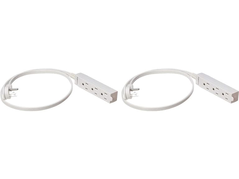 Amazon Basics 3-Prong Indoor Rectangle Extension Cord - Image 1
