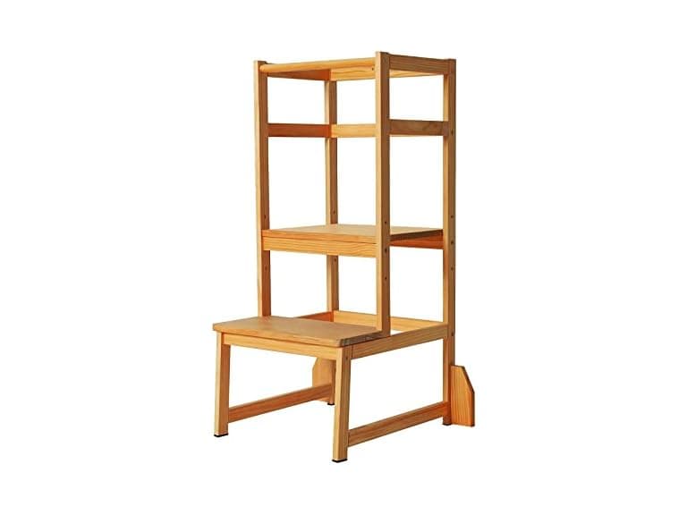 Zytty Toddler Step Stool, Natural - Image 1