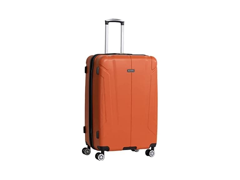 Derby Spinner Travel Upright Luggage, Mandarin, 28-Inch Checked - Image 1