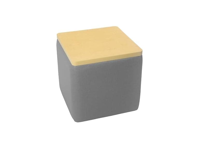 FDP Pro 18"x18" Sq Side Table, Gray - Image 1