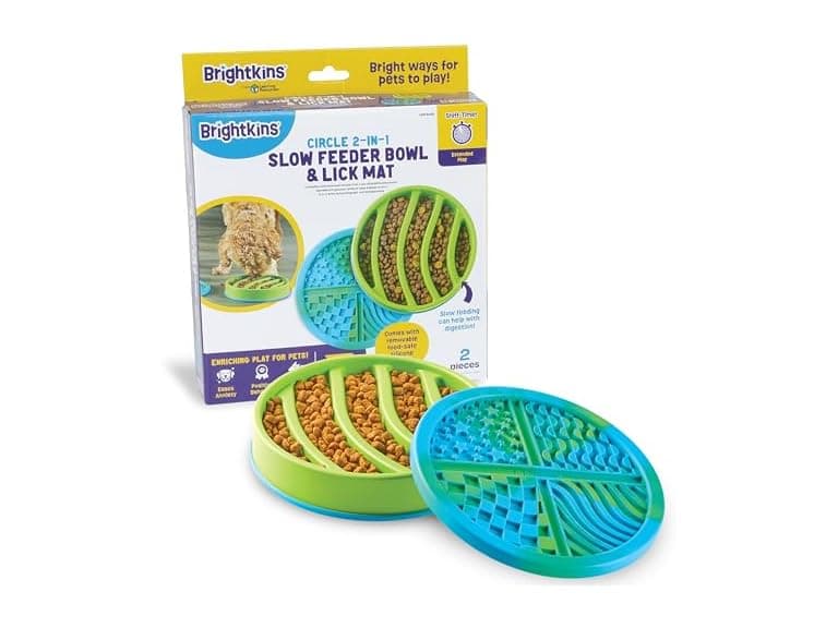 Brightkins Circle Slow Feeder and Lick Mat - Image 1