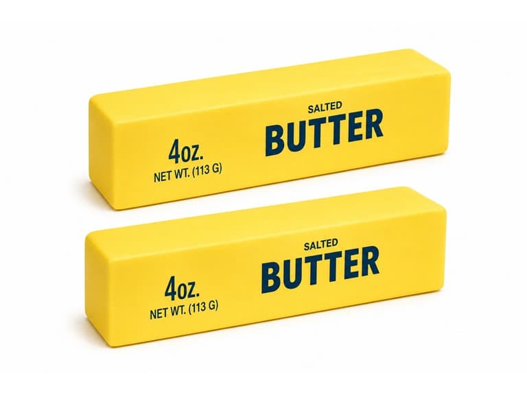 2-Pack Squishy Butter Stick Toy - Image 1