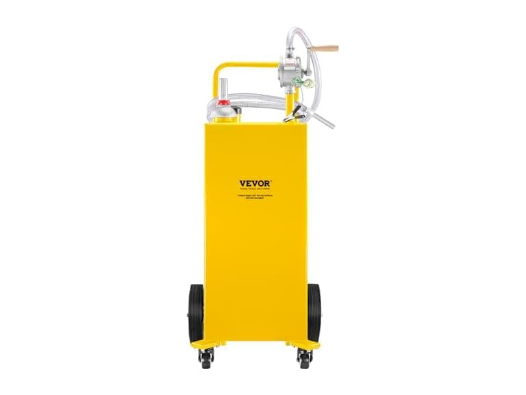 30 Gallon Fuel Caddy, Gas Storage Tank & Yellow - Image 1