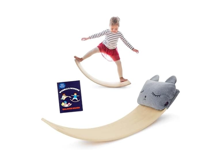 Battat Education – Wooden Balance Board - Image 1