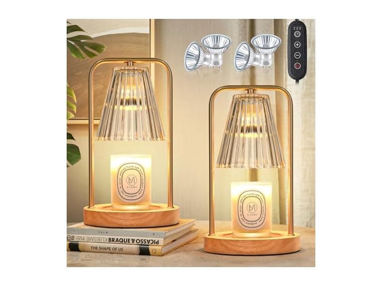 Candle Warmer Lamp with Timer, 2 Pack - Image 1