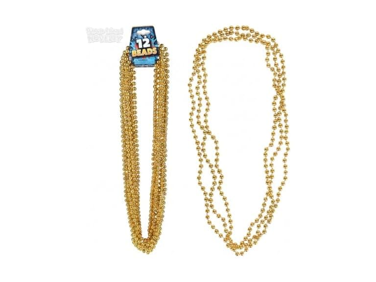 33 in 7mm Gold Beads DZ - Image 1