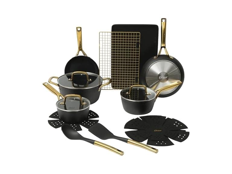 Oster Platinum Abbottsford 16 Piece Aluminum Pots and Pans - Image 1