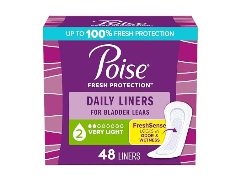 Poise Daily Liners Very Light 48ct - Image 1