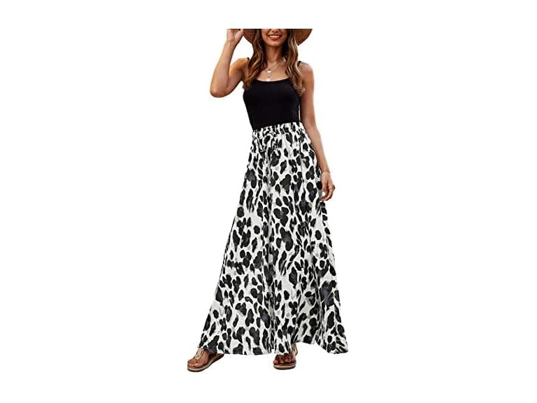 Bluetime Women (XL) Chiffon Long Maxi Chic Skirts - Image 1