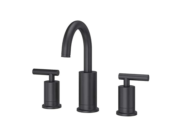 Pfister LG49-NC1B Widespread Faucet Matte Black - Image 1