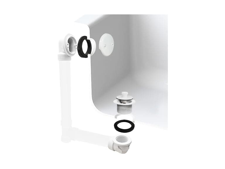 Westbrass A572-50 1-1/2" Sch. 40 PVC Pull & Drain Pack - Image 1