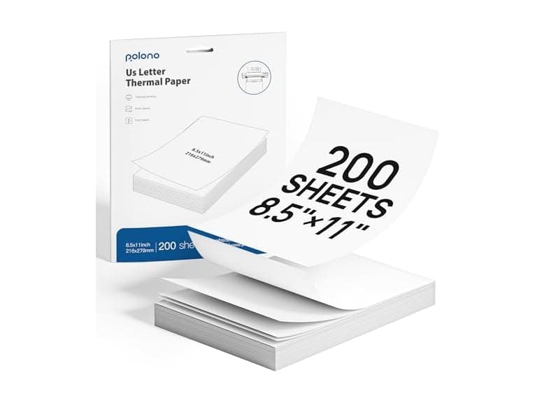 8.5" x 11" Thermal Printing Paper - Image 1