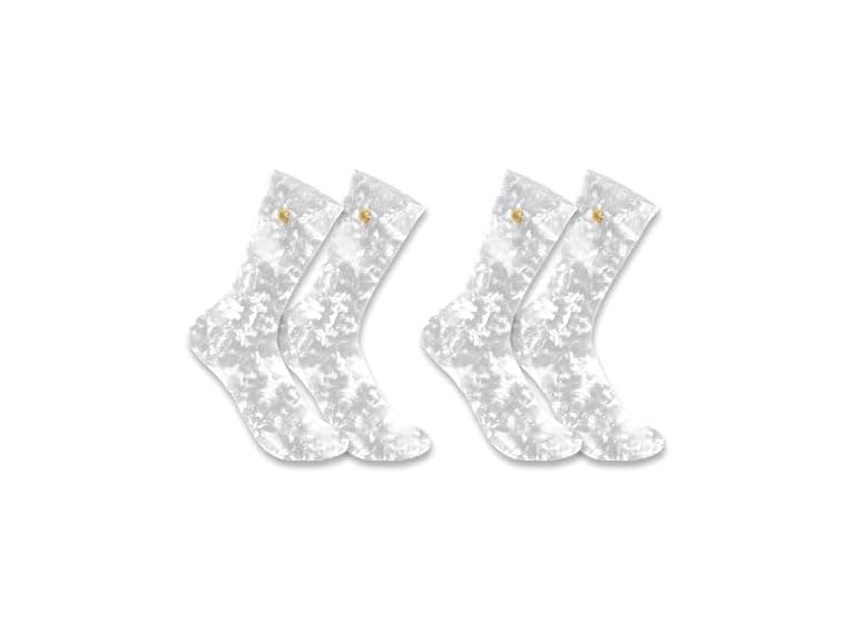 Carhartt Women (M) Midweight Crew Sock Malt Grey - Image 1