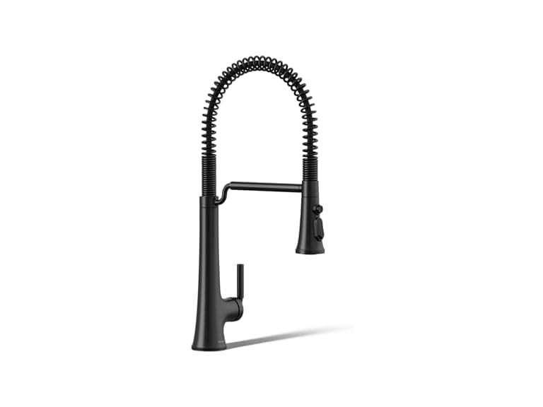 KOHLER K-23765-BL Tone Faucet Sprayhead Matte Black (Open Box) - Image 1