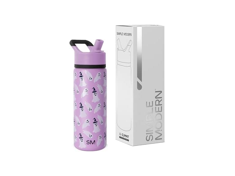 Simple Modern Halloween Kids Tumbler - Image 1