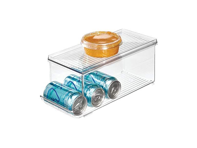 iDesign Beverage Fridge Organizer w/ Lid - Image 1