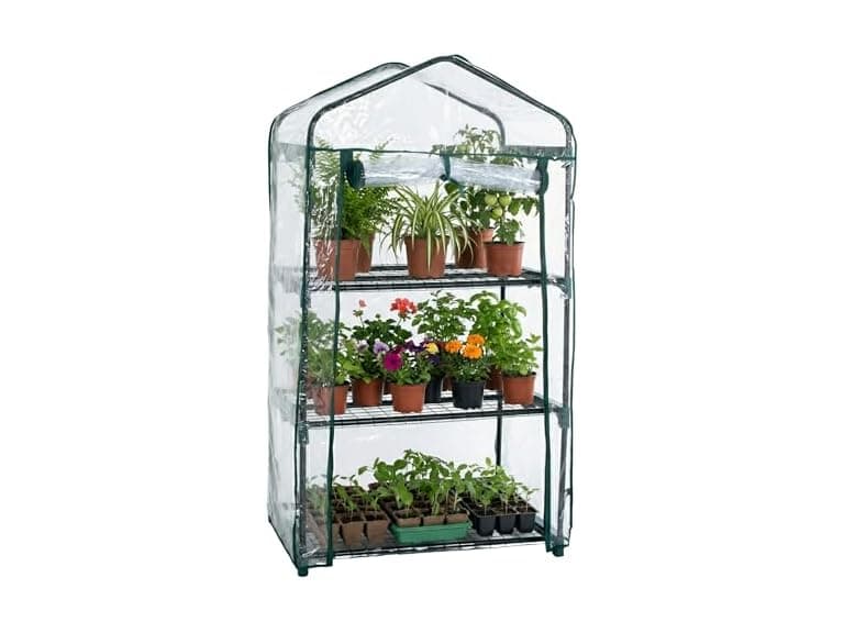 Pure Garden 3 Tier Mini Greenhouse - Image 1