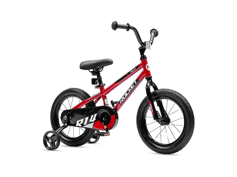 Chipmunk Kids Bike Toddlers 14 Inch Wheel Bicycle Beginners, Red - Image 1