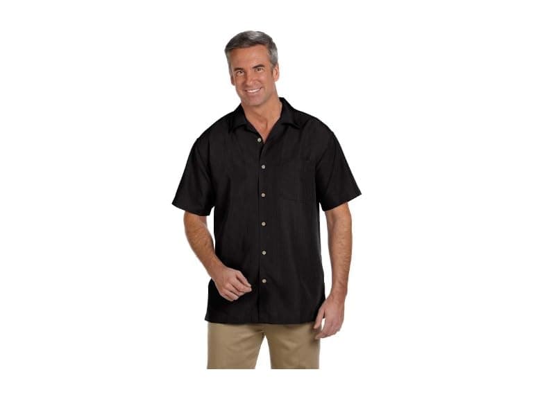 Harriton Men (XXL) Barbados Textured Camp Shirt - Image 1
