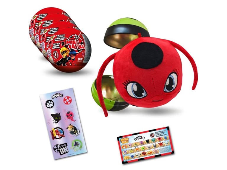 Miraball Surprise Plush - Miraculous Ladybug 4PK - Image 1