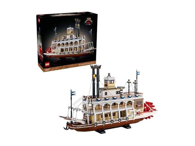 LEGO Ideas River Steamboat Building Set - Image 1