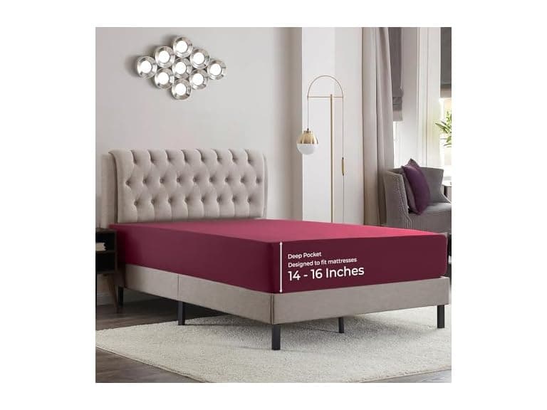 Empyrean Bedding Deep Pocket Fitted Sheets - Image 1