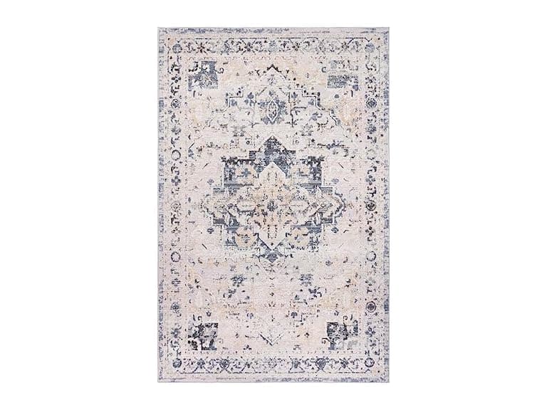 L'Baiet Sophia Grey Oriental 2x6 Runner Rug - Image 1