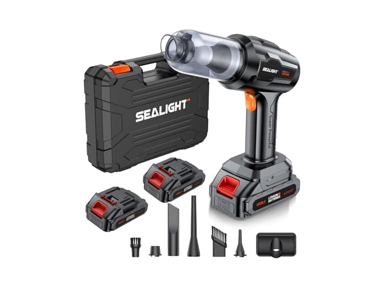 SEALIGHT Car Vacuum Portable Cordless, - Image 1