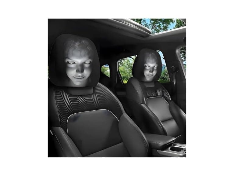 SEPSUMMER APP-Auto-144 Cartoon Car Headrest Covers - Image 1