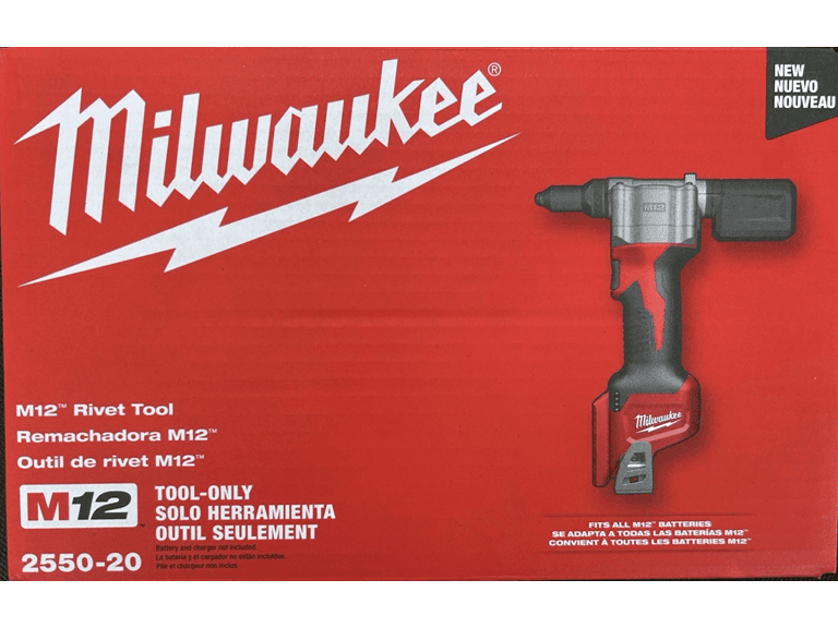 Milwaukee Electric Tools 2550-20 M12 Rivet Tool - Image 1